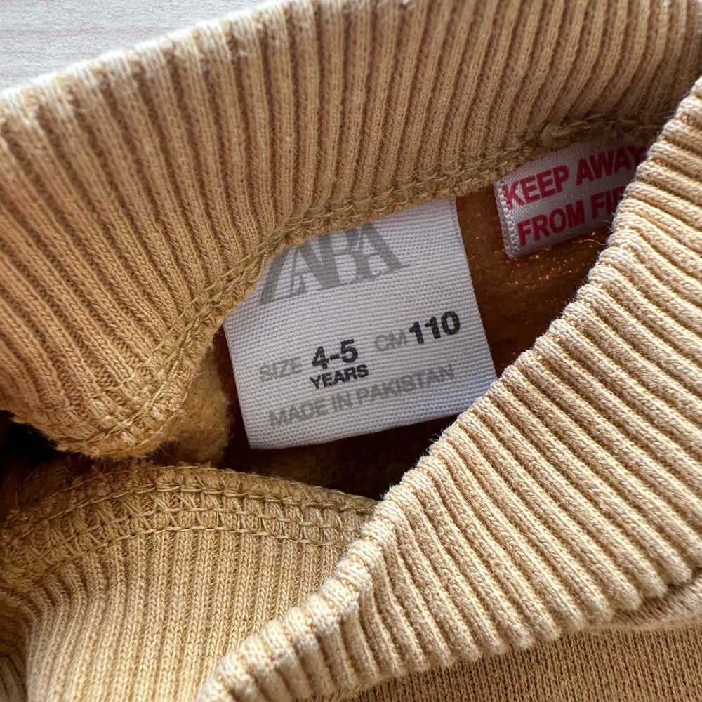 Zara Ocher Basic Sweater - Picture 2 of 3